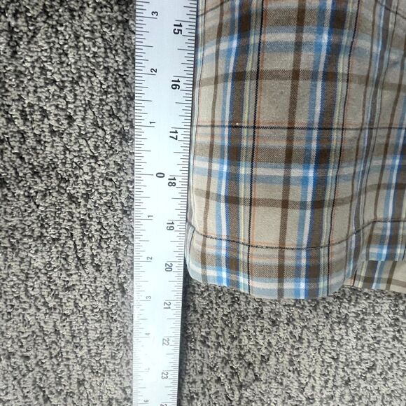 Walter Hagen Golf Shorts Mens 34 Multicolor Plaid Casual Flat Front Belt Loops - Picture 4 of 13